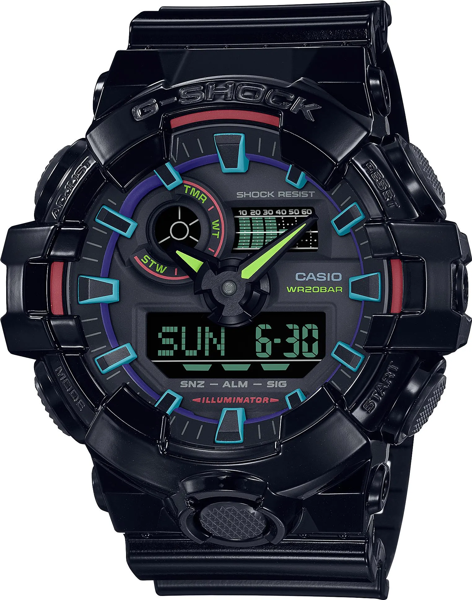 Casio G-Shock GA-700RGB-1A