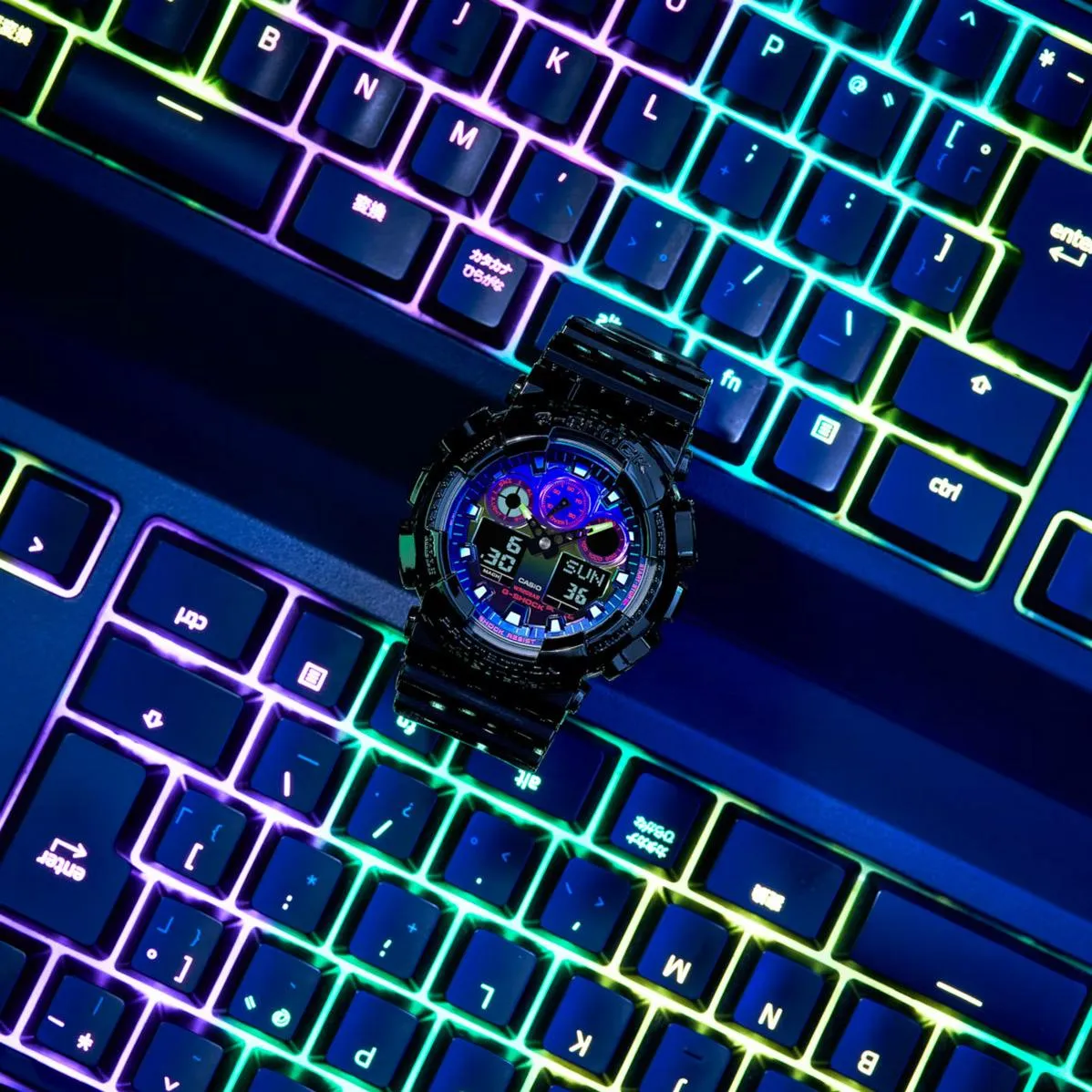 Casio G-Shock GA-100RGB-1A