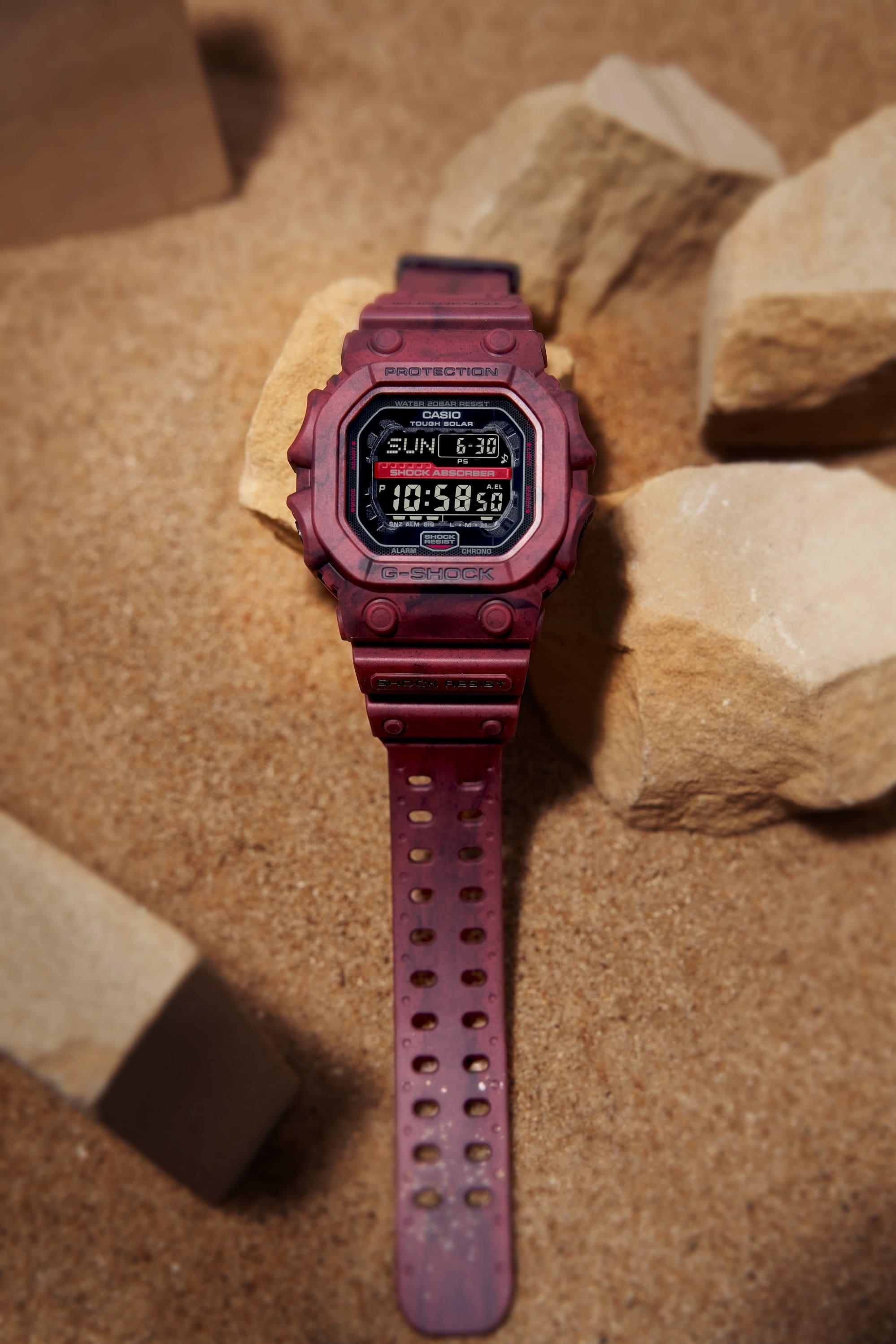 Burgundy g shock online