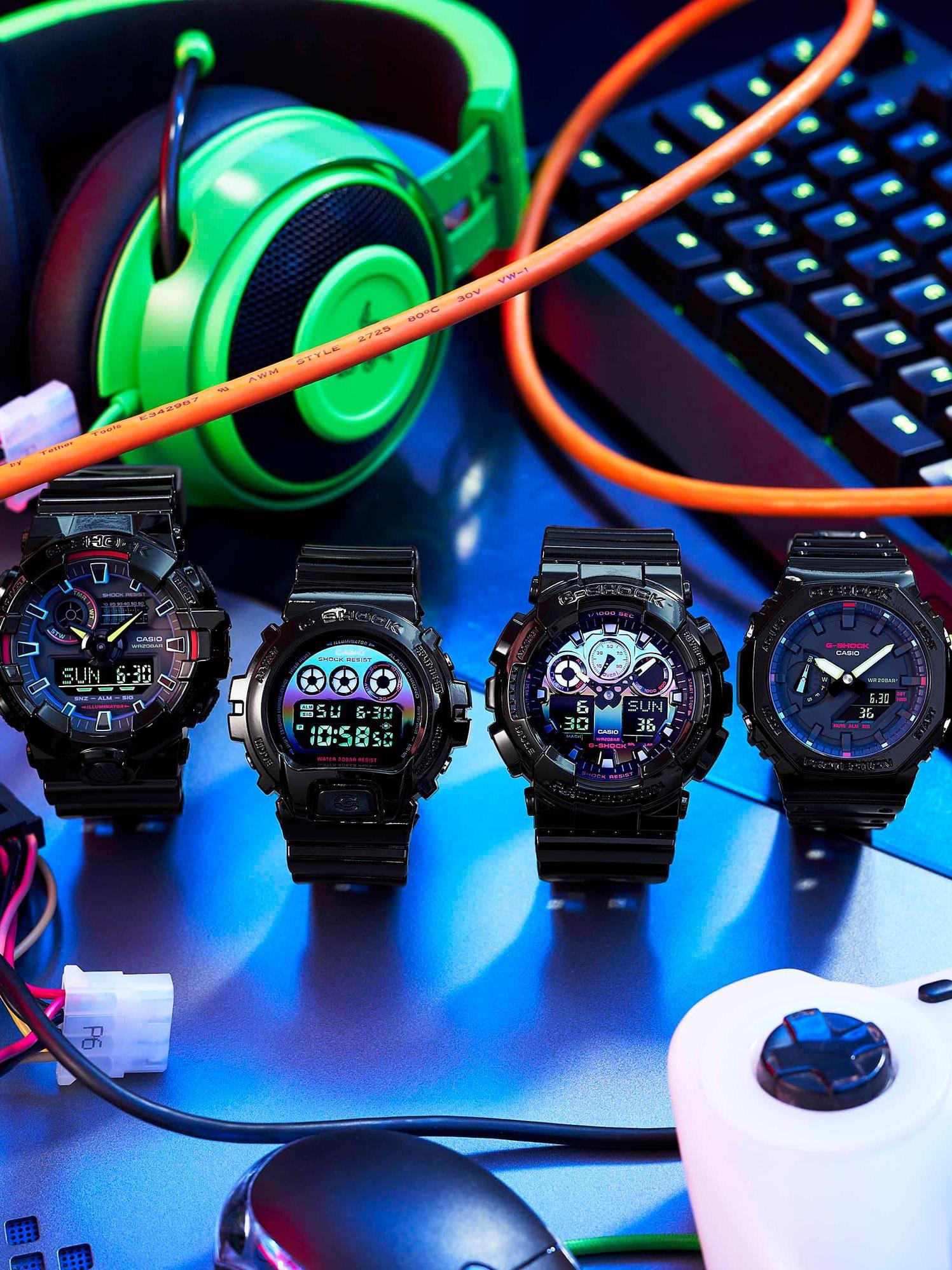 Casio G Shock GA 2100RGB 1A TEMPUS