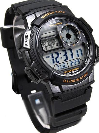 Jam tangan casio illuminator wr100m best sale